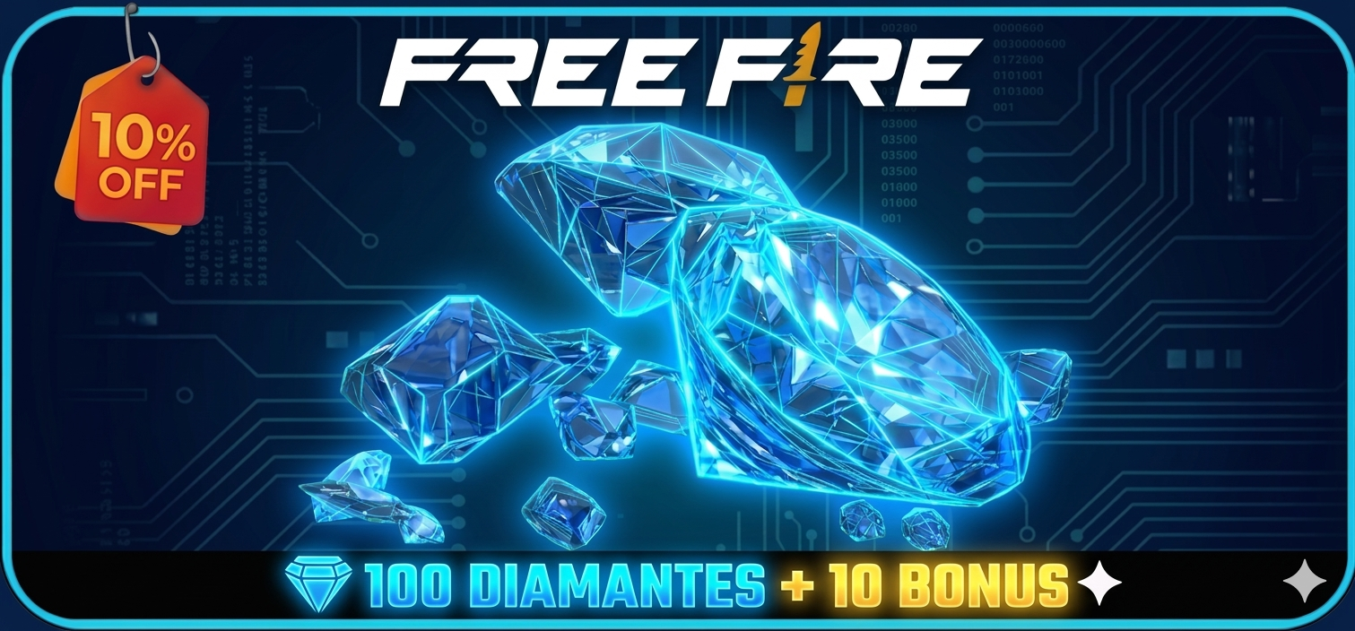 100 +10 diamantes