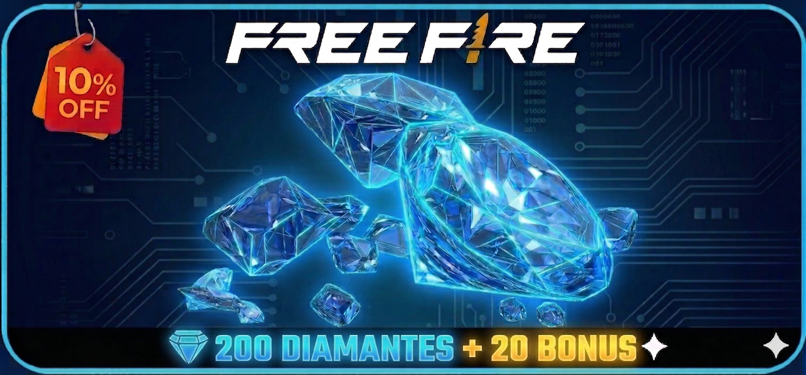 200 + 20 diamantes