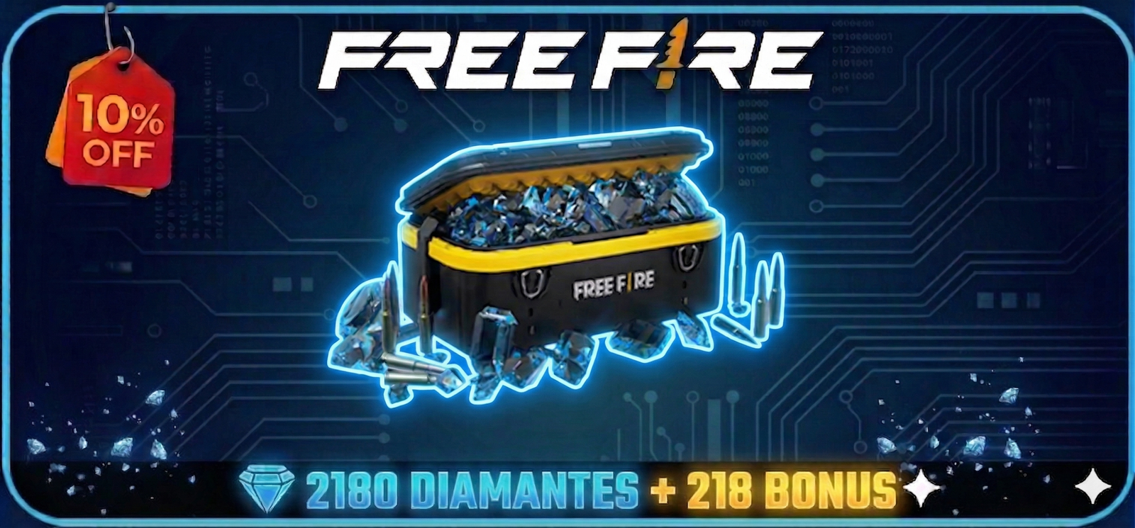 2180 + 218 diamantes
