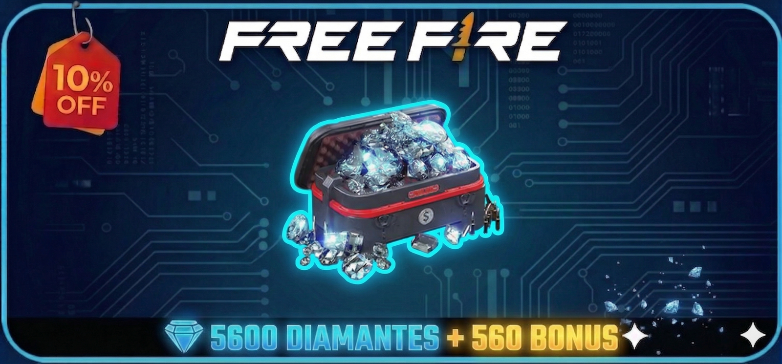 5600+560 diamantes